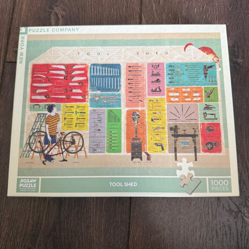 1000 piece Puzzle Tool Shed